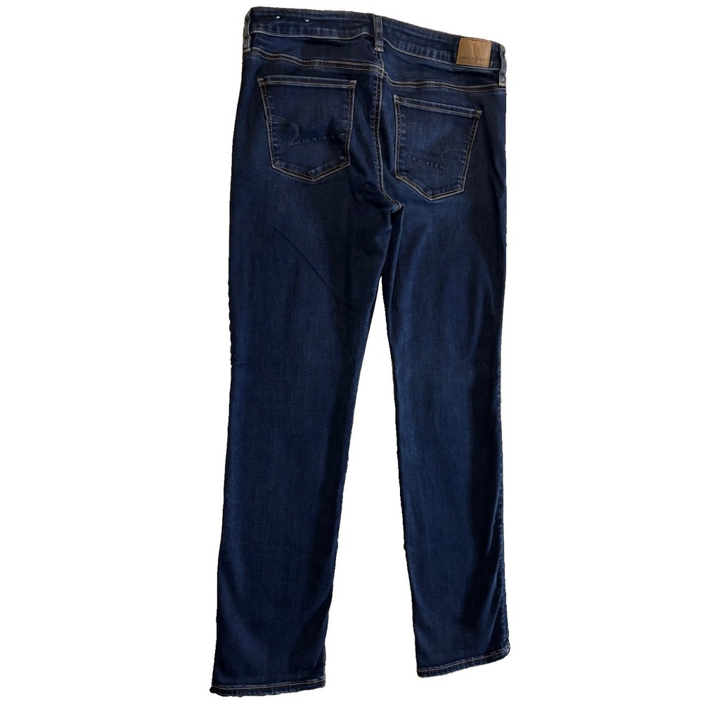 American Eagle Womens High Rise Skinny Jeans Dark Wash Size 12 Classic Stretch